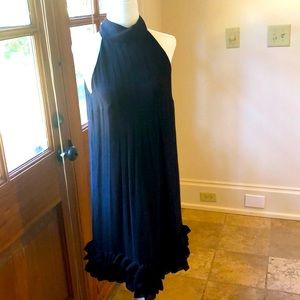 Black tibi cocktail dress